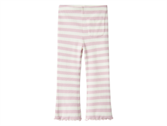 Name It winsome orchid/cloud dancer striped bootcut pants